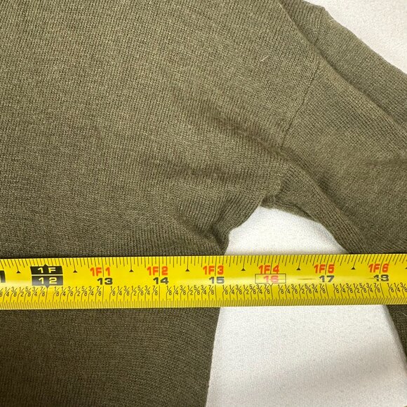 Madewell Fine Gauge Tie Front Sweater in Foliage Green - Picture 5 of 7